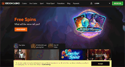 Desktop Screenshot of krooncasino.com